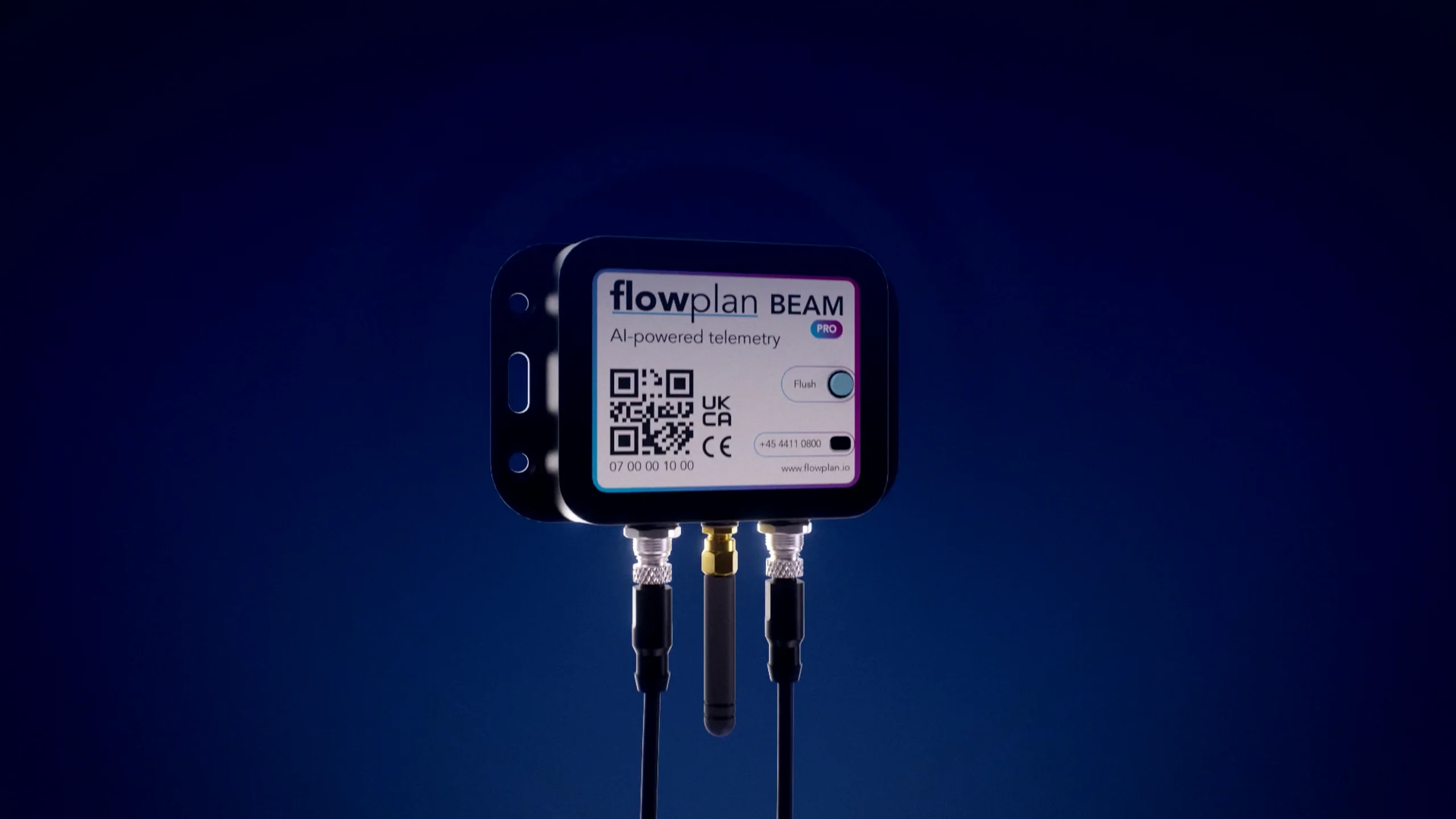 The Beam 4.0 Pro with its sensor connections